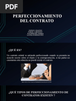 Perfeccionamiento Del Contrato