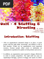 Staffing and Directing PDF