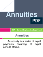 Lesson 3 - Annuities