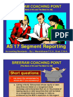 AS 17 Segment Reporting - Objective Type Question PDF