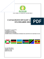 Catalogue of East African Standards 2018