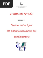 Formation Apogée: Agence de Mutualisation Des Universités Etétablissements