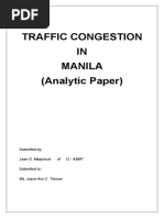 Traffic Congestion in Manila 