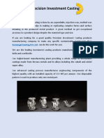 Precision Investment Casting - Sumangal Casting