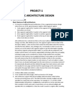 Project-1 Basic Architecture Design