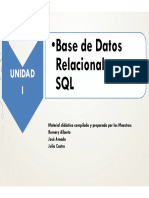 INF520 BD II Unidad - 1 PDF