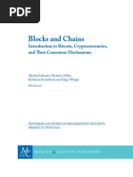 Blocks and Chains. Introduction To Bitcoin, Cryptocurrencies and Their Consensus Mechanisms (PDFDrive) PDF