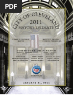 2011 Mayors Estimate BDGT CLE OH