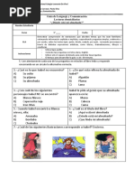 Evaluación ¿Donde Esta Mi Almohada PDF