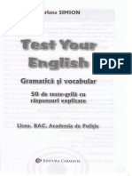 Test Your English - Mariana Simion