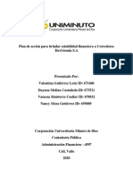 Plan de Acción para Brindar Estabilidad Financiera