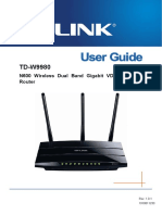 TD Router-W9980 - V1 - UG