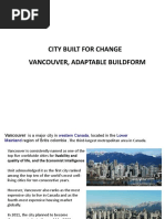 Vancouver, Adaptable Buildform City Built For Change