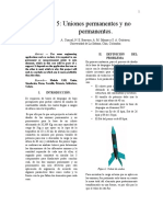 Proyecto 5: Uniones Permanentes y No Permanentes.: II. Definición Del Problema