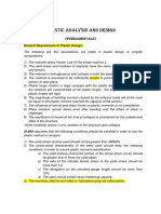 Plastic Analysis Notes PDF