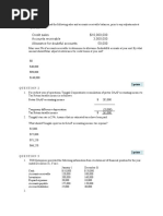 Credit Sales $10,000,000 Accounts Receivable 3,000,000 Allowance For Doubtful Accounts 50,000