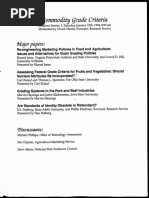 Commodity Grading Criteria