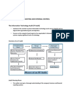 Auditing and Internal Control: Structure of An IT Audit