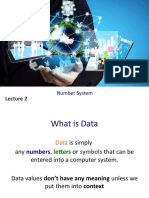 Week II - Data Representation and Number System