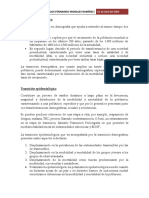 Transición Demográfica y Epidemiológica