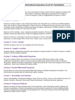 XE - A Engineering Mathematics (Compulsory For All XE Candidates)