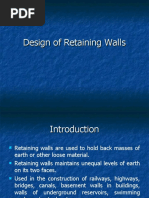 Lecture On Retaining Wall