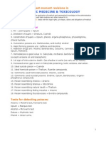 Forensic Medicine Toxicology - Last Moment Revision