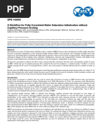 A Workflow For Fully Consistent Water Saturation Initialization Without Capillary Pressure Scaling