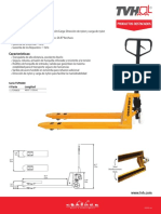 PalletTruck - TSP6630 - FICHA TECNICA