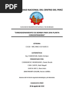 Dimensionamiento de Bomba para Una Planta Concentradora