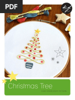 Christmas Tree: Hand Embroidery Pattern