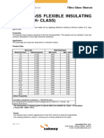 H - Class Fibre Glass Sleeves