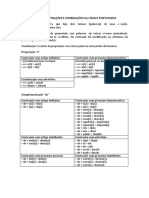 Lista de Contrações e Combinações Na Língua Portuguesa