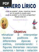 Genero Lirico Informacion Trabajo 1