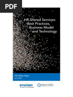 HR Shared Services: Best Practices, Business Model and Technology