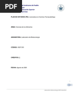 SYLLABUS-DGES - Lab Biotecnología - QFB Otoño 2020 - NRC 31668 - Armanco Cortés Lozada PDF