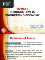 Module 1 Engineering Economy