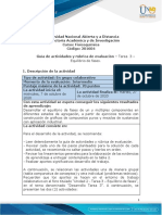 Guia de Actividades y Rúbrica de Evaluación - Unidad 1 - Tarea 3 - Equilibrio de Fases PDF