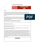 Plaintiff-Appelle Defendant-Appellant: CASE NO. 20: People v. Decena