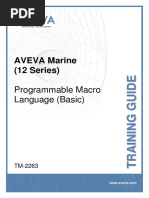 TM-2263 AVEVA Marine (12 Series) Programmable Macro Language (Basic) Rev 1.0 PDF