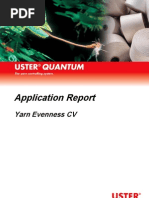 Yarn Evenness CV