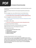 1.1 Concepts of Financial Accounting