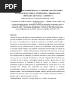 O Papel Do Enfermeiro No Acompanhamento de Pré Natal de Baixo Risco Utilizando A Abordagem Centrada Na Pessoa - Gestante