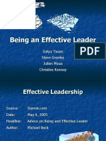 Being An Effective Leader