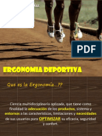 Ergonomia Aplicada Al Deporte