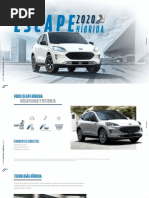 Ford Escape Hibrida 2020 Catalogo Descargable PDF