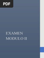 Modulo II Examen