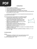 Module 1 Quadrilaterals