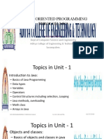 Object Oriented Programming Through Java: S.S.R.K.M.GUPTA