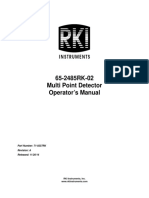 65-2485RK-02 Multi Point Detector Operator's Manual: Part Number: 71-0237RK Revision: A Released: 11/26/14